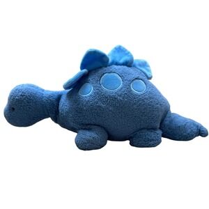 Blue Stegosaurus Dinosaur Emotional support Plush Stuffed Animal Soft Toy Heavy